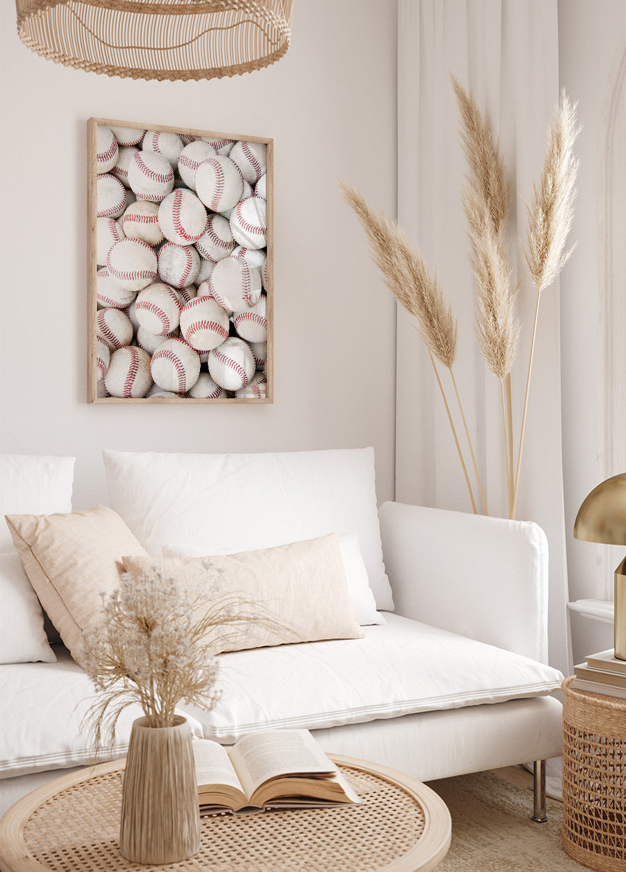 Baseballs Plakat - Posterbox.dk