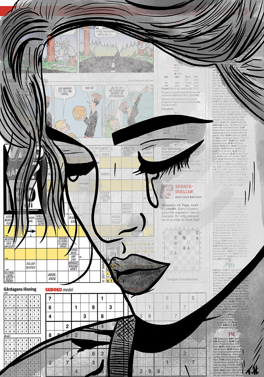 Plakat Papierowej Dziewczyny