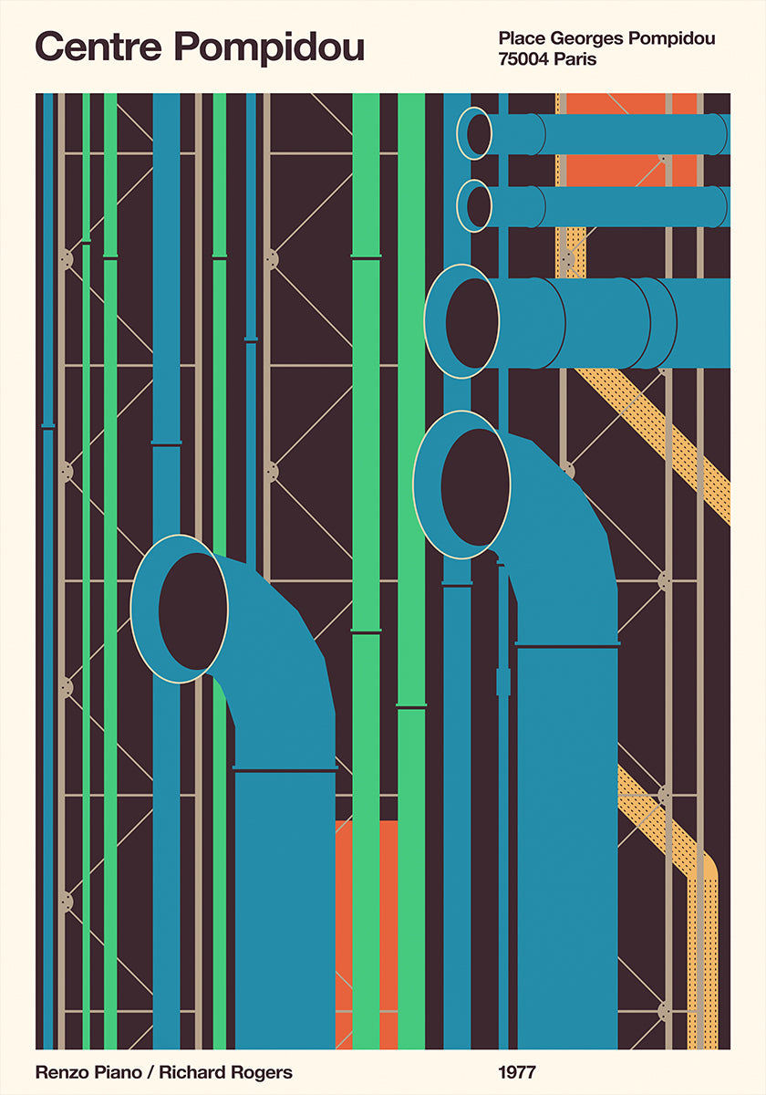 Plakat Pompidou