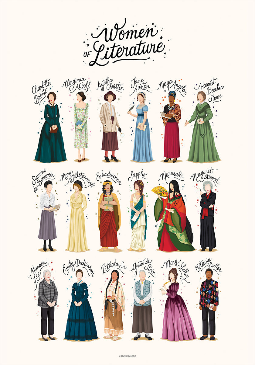 Plakat Kobiety Literatury