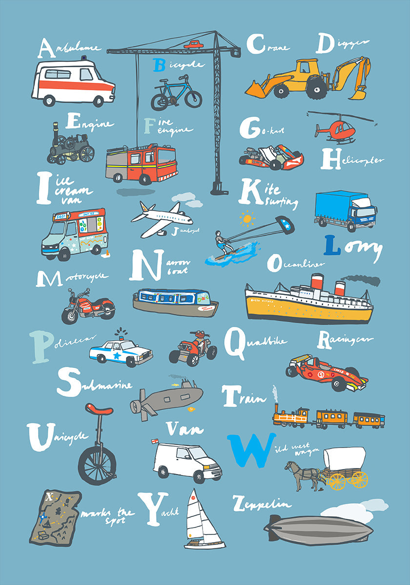 Plakat transportowy Abc