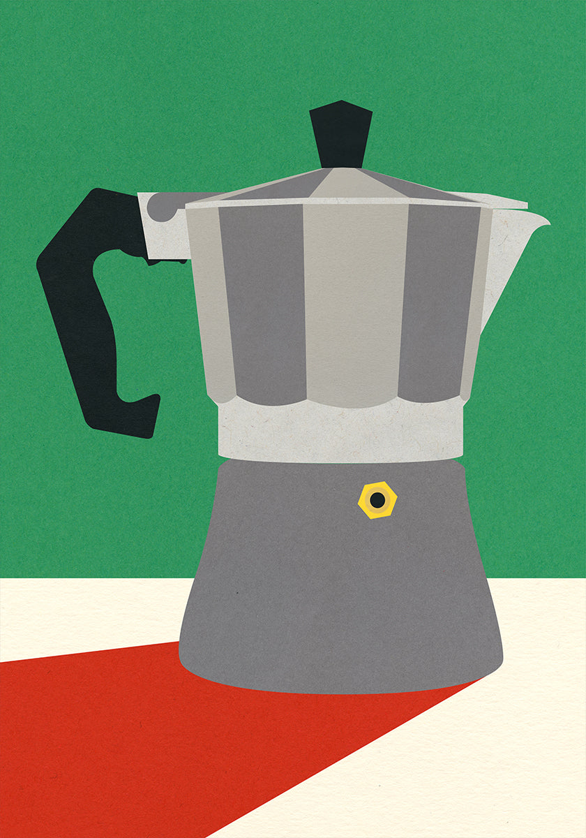 Plakat włoskiego espresso