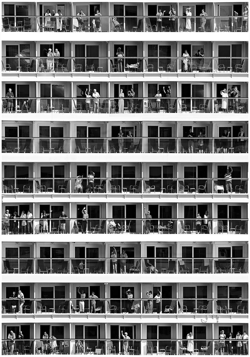 Plakat dotyczący turystyki masowej