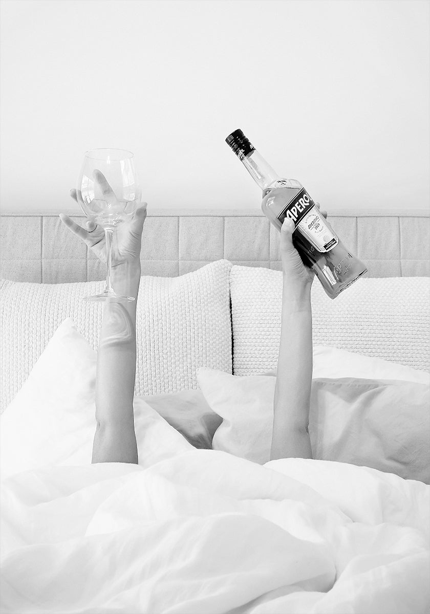 Aperol W łóżku Niski plakat