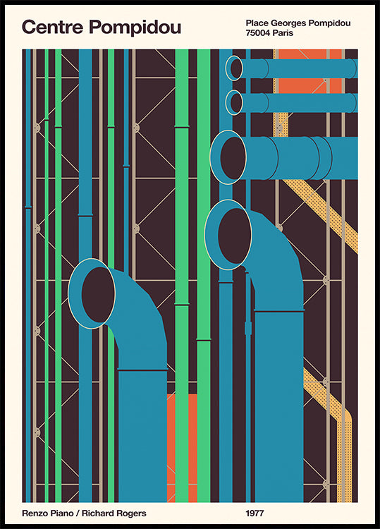 Plakat Pompidou