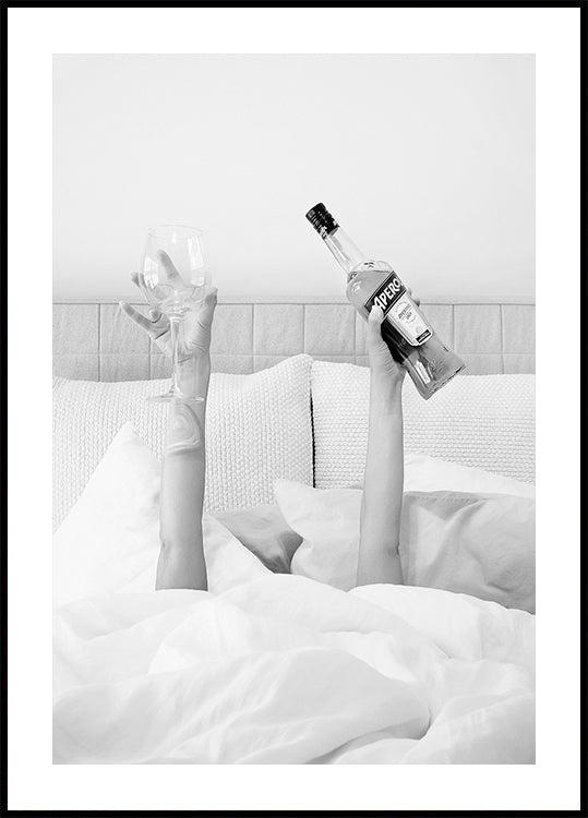 Aperol W łóżku Niski plakat