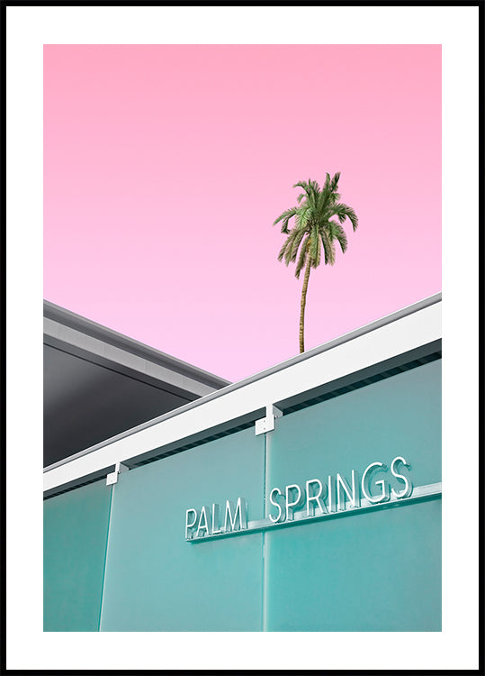 Plakat Witamy w Palm Springs
