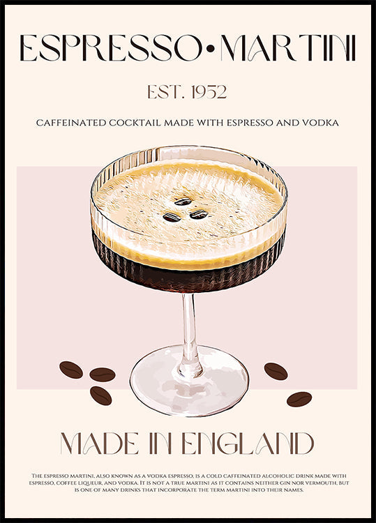 Plakat „Rozkosz kawy”.