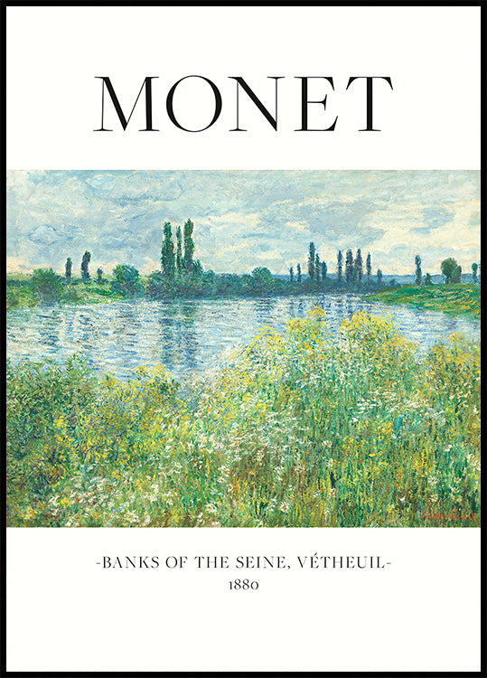 Plakat Brzegi Sekwany