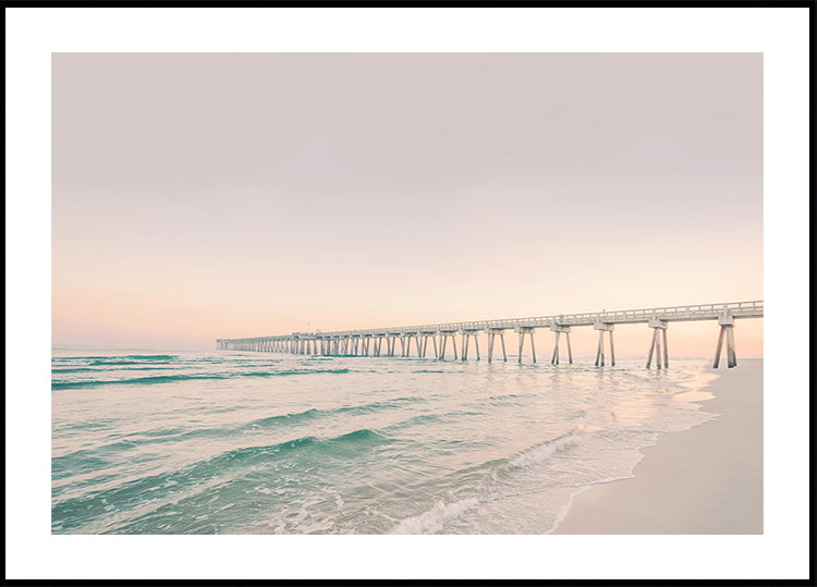 Plakat na promenadzie