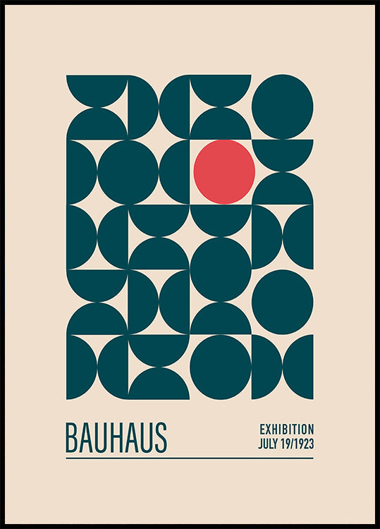 Plakat harmonii geometrycznej