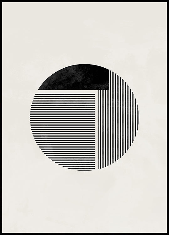 Minimalistyczna okrągła