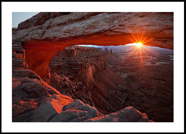 Wschód słońca Mesa Arch