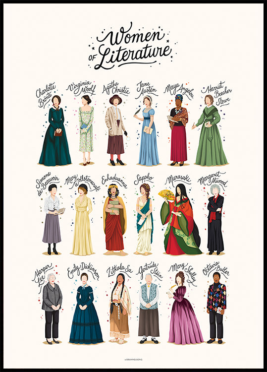 Plakat Kobiety Literatury