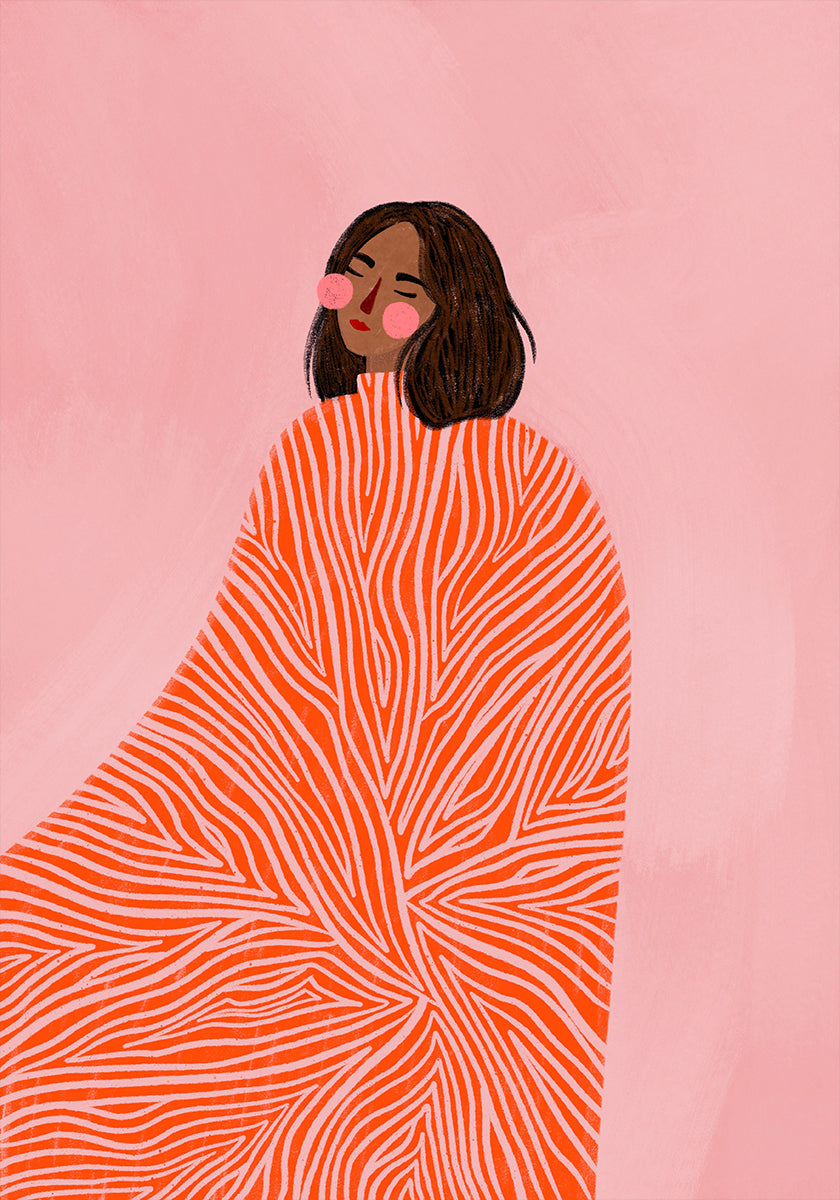 Plakat Kobieta z wirami