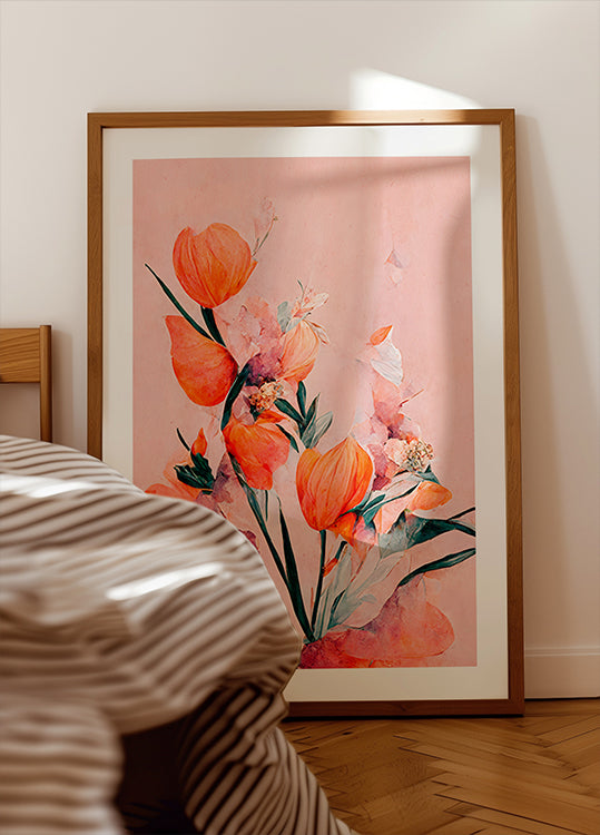 Plakat Płatki i elegancja