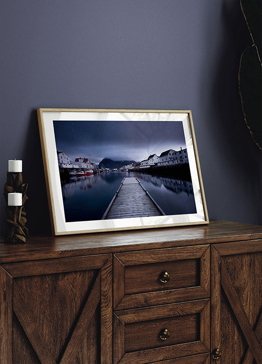 Plakat Kiedy nadchodzi noc, spada z nieba