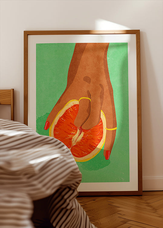 Plakat miłośnika owoców