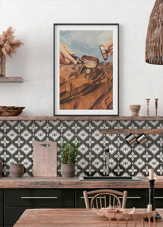 Plakat hrabstwa Barista Coffee