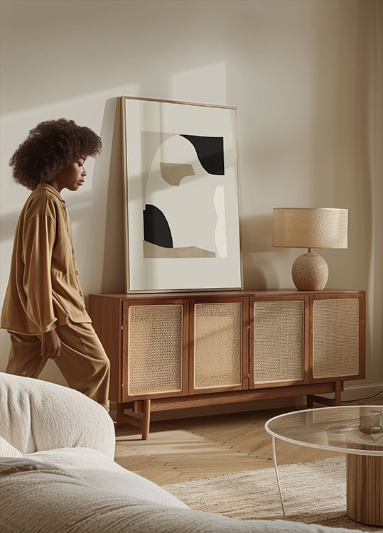 Abstrakcyjne kształty 2 plakat