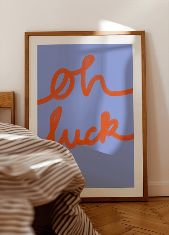 Plakat z nieoczekiwanymi słowami