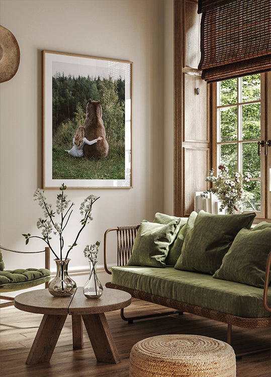 Kobiety I Niedźwiedź Plakat