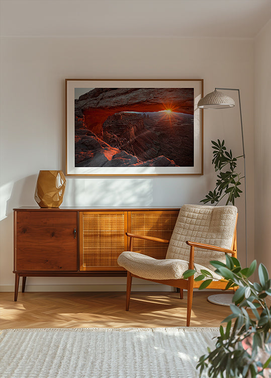 Wschód słońca Mesa Arch