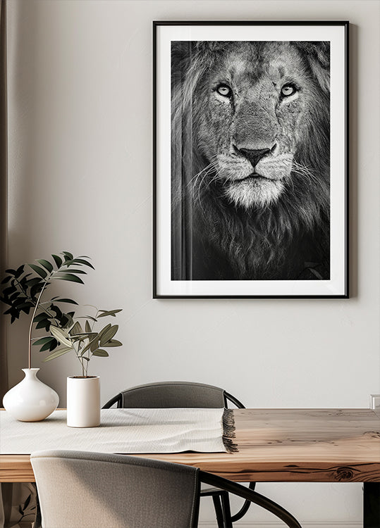 Plakat z portretem królewskim