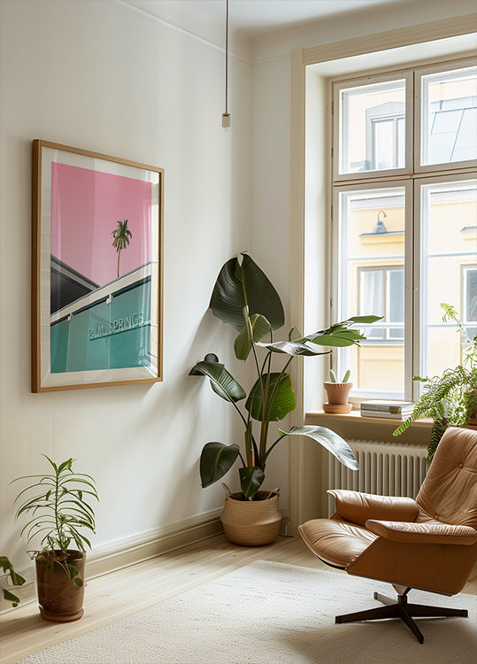 Plakat Witamy w Palm Springs