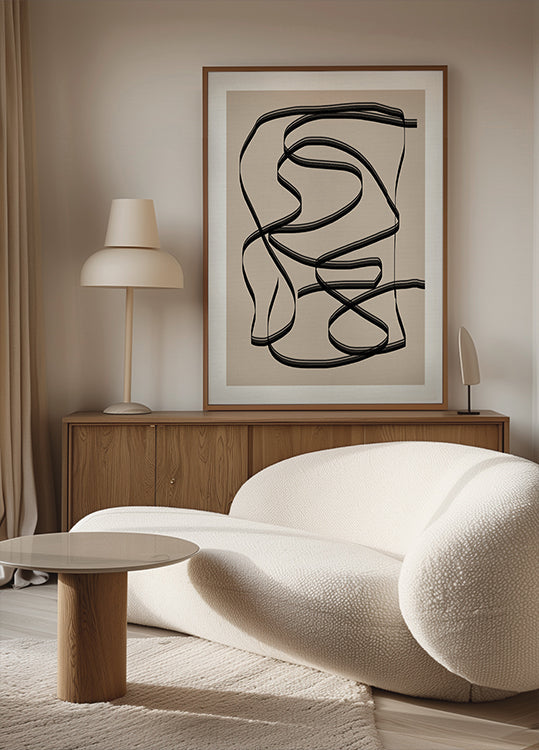 Labirynt płynnych linii