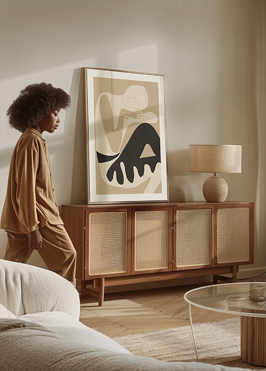 Sztuka abstrakcyjna Rysunek 3 Plakat