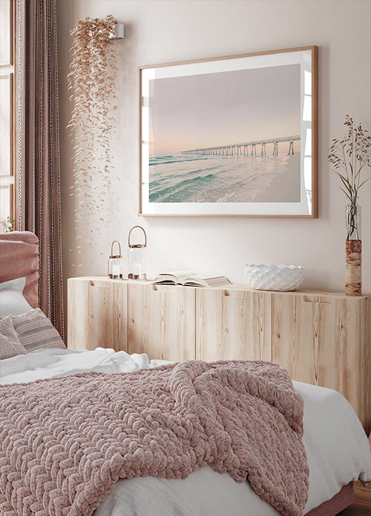 Plakat na promenadzie