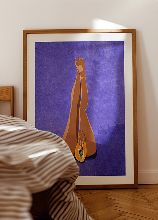 Mój plakat z papają