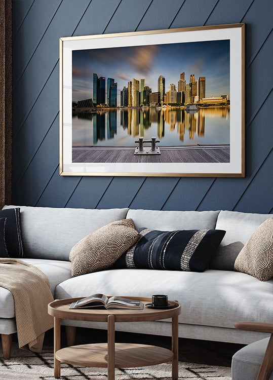 Złoty poranek w Singapurze