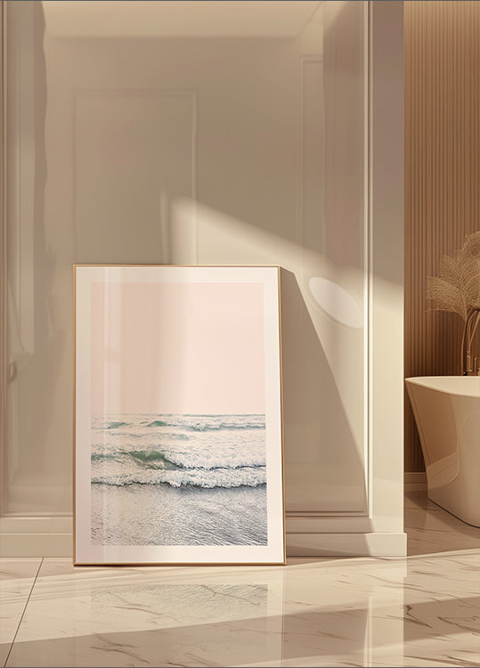 Plakat z rumieńcem oceanu