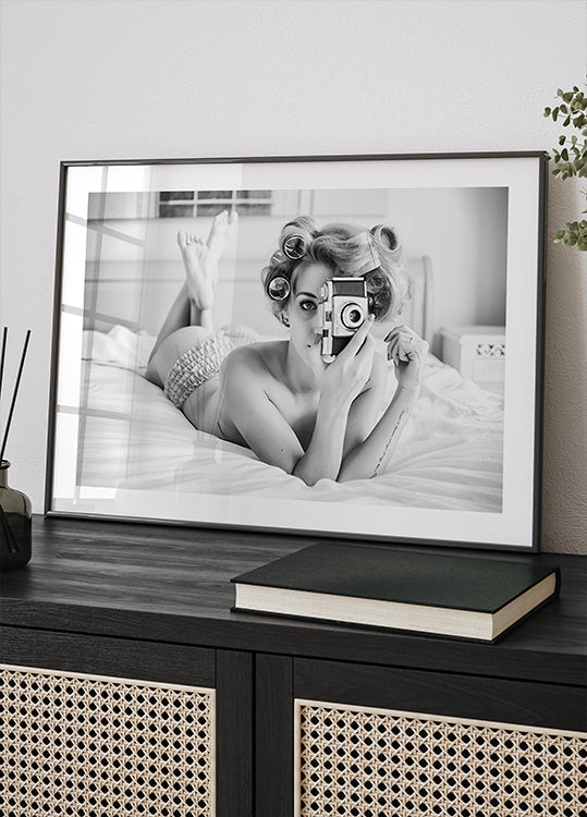 Plakat Laska, kliknięcie i zwijanie