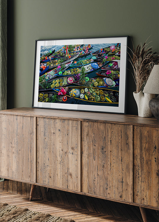 Pływający targ w Banjarmasin