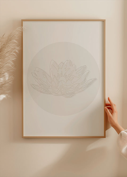 Lotus Serenity, plakat z linią botaniczną