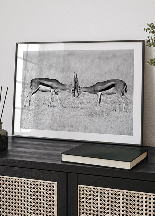 Plakat twarzą w twarz