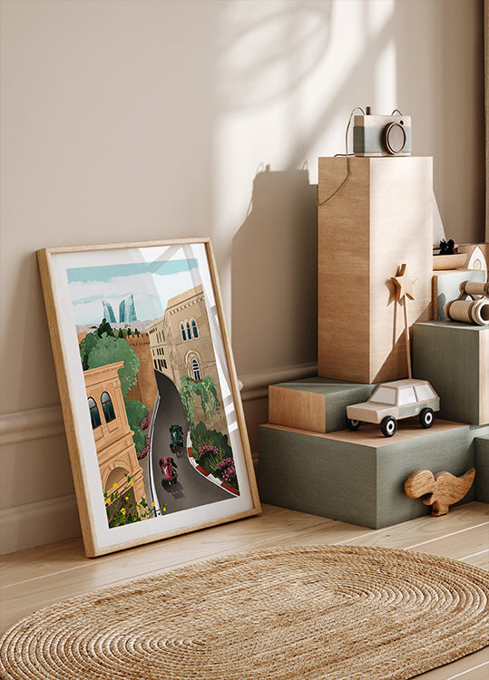 Plakat Baku Azerbejdżan