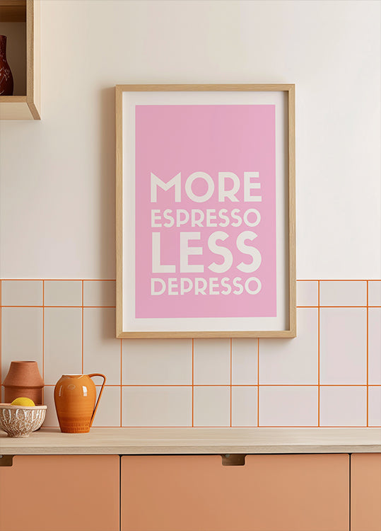 Plakat espresso depresso