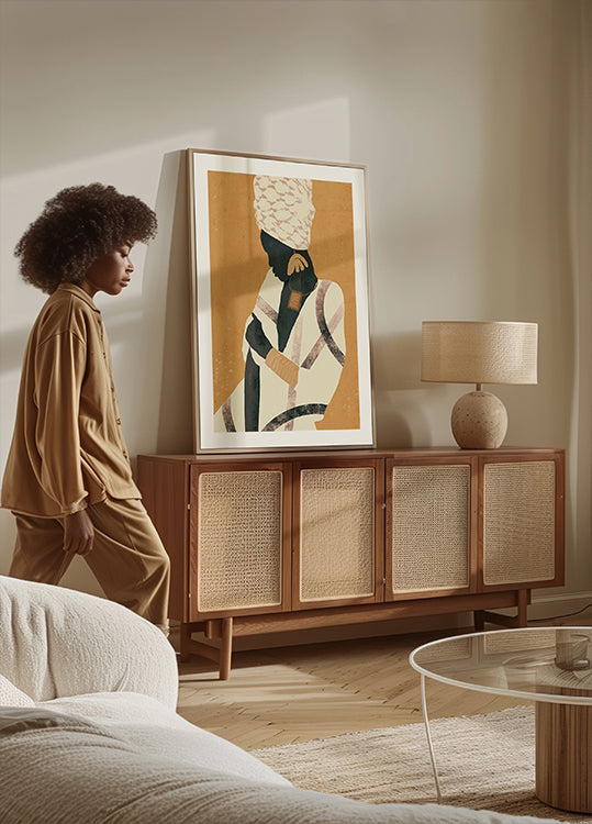 Plakat Afrykańskiej Kobiety