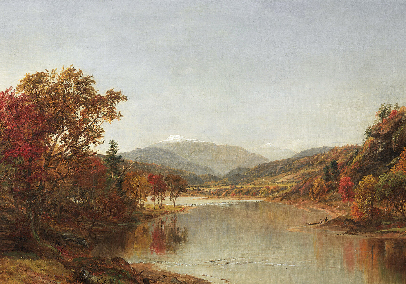 Jasper F. Cropsey - Mount Washington, New Hampshire Plakat - Posterbox.dk