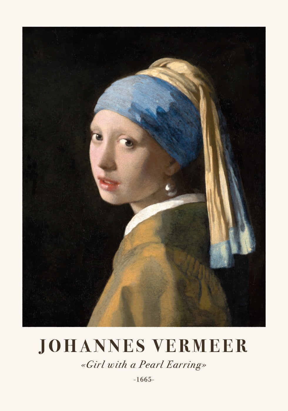 Johannes Vermeer, Girl with a Pearl Earring Plakat - Posterbox.dk