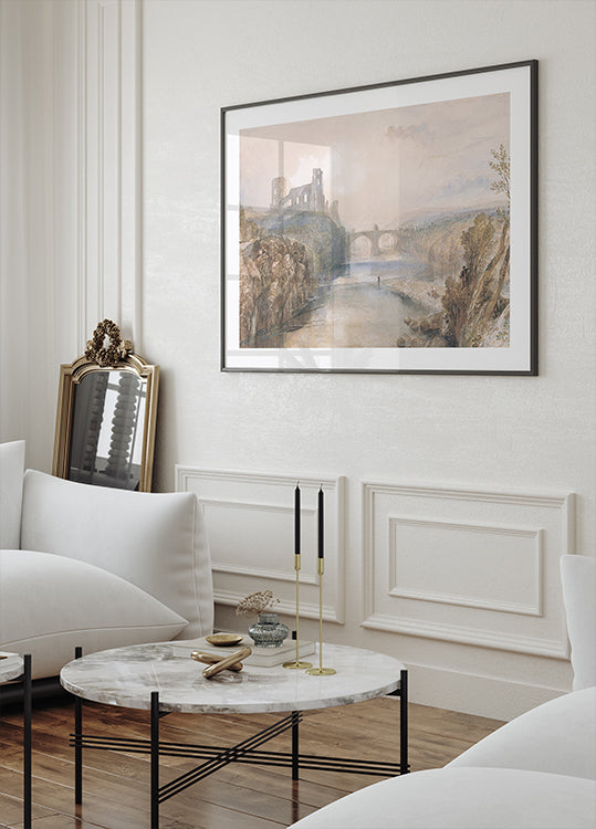 Joseph Mallord William Turner - Barnard Castle Plakat - Posterbox.dk