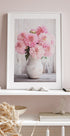 Pink Dahlias in Rustic Vase Plakat - Posterbox.dk