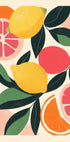 Citrus Fruit Illustration Plakat - Posterbox