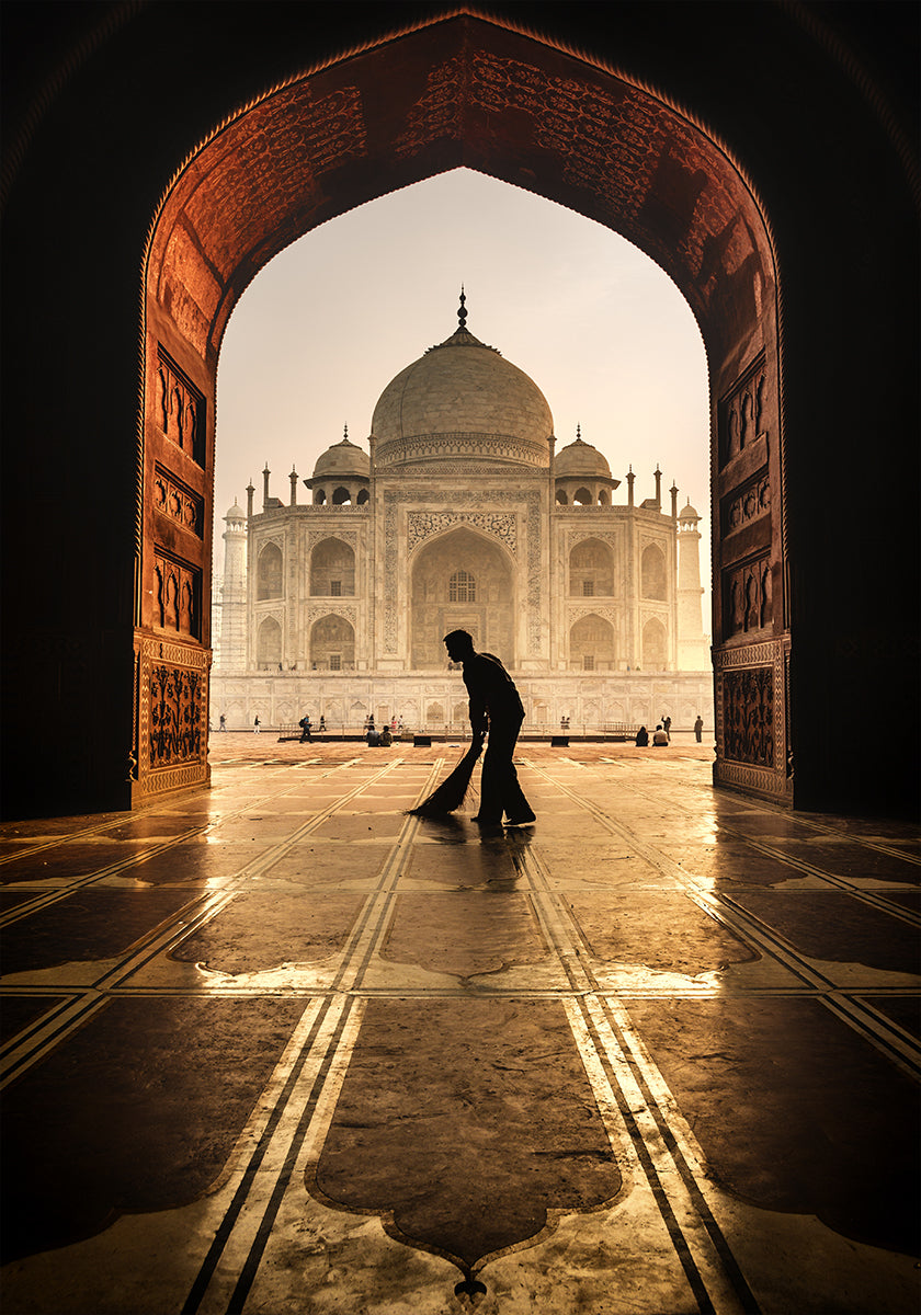 sprzątacz Taj Mahal