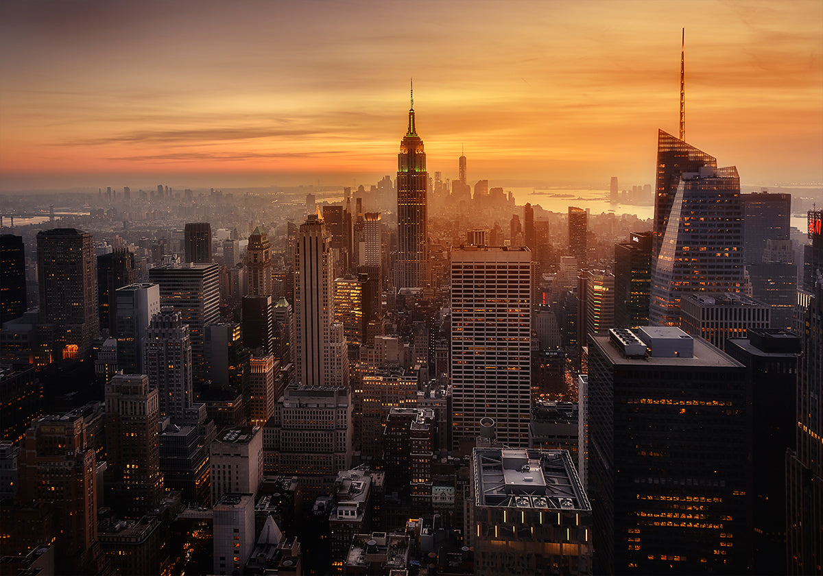 Plakat świetlny Manhattanu