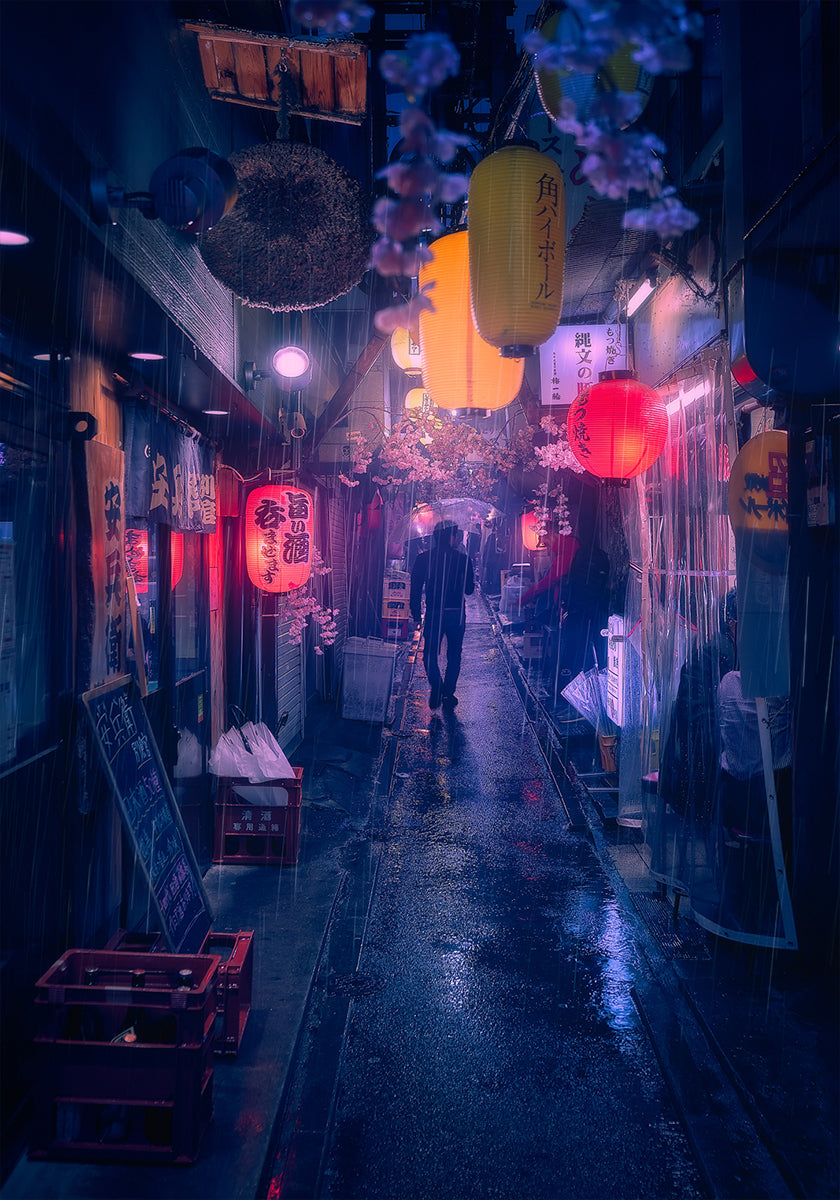 Niebieski deszcz w Tokio